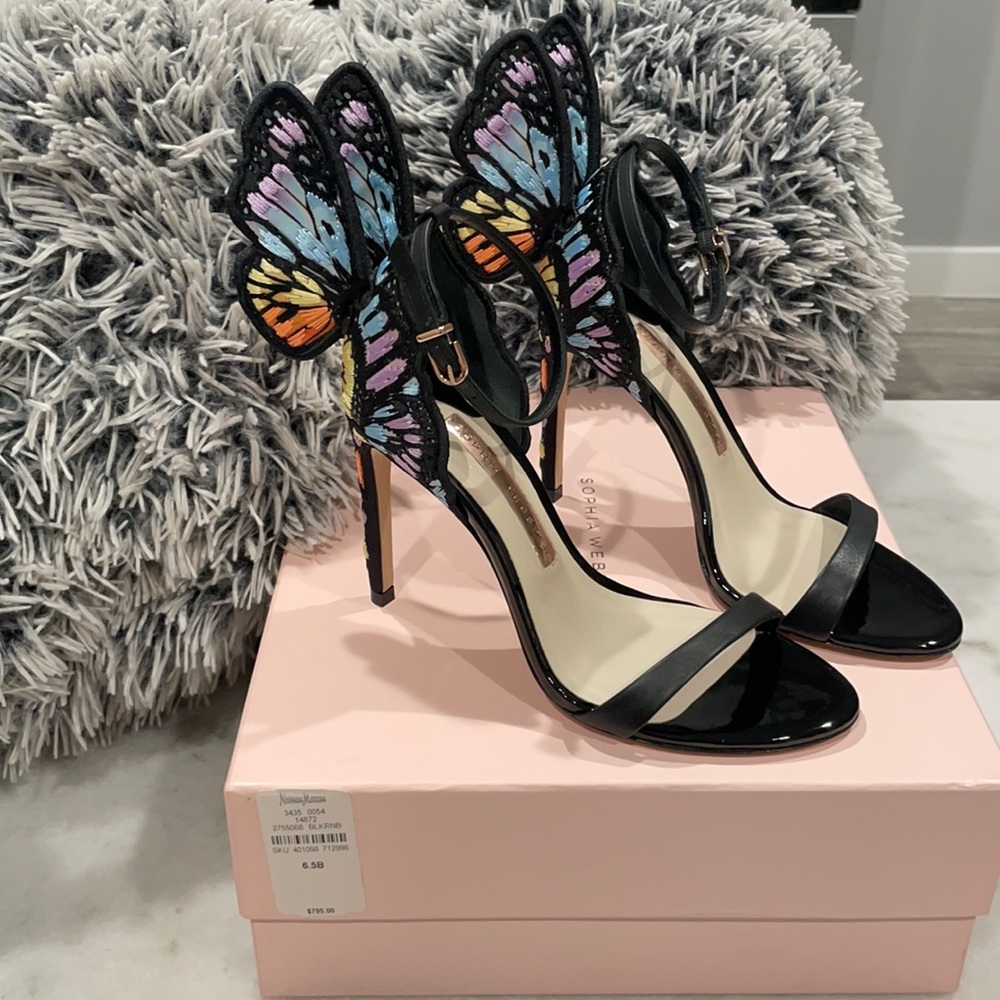Sophia Webster Black Rainbow Butterfly